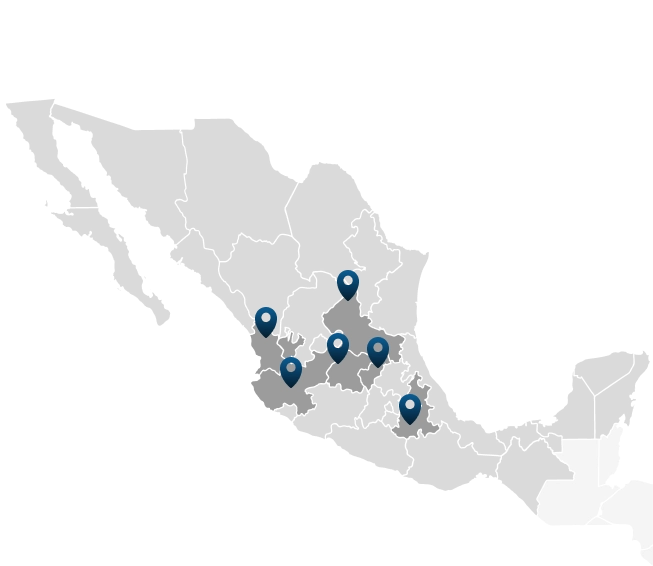 Mapa cobertura nacional